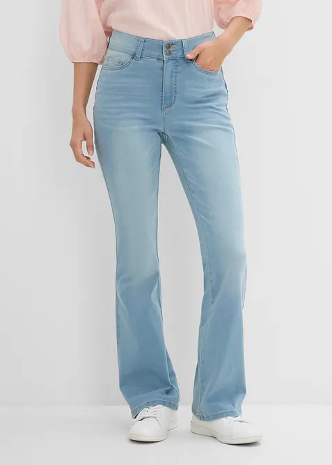 Shaping Bootcut Jeans Mid Waist, bonprix