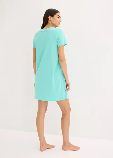 Kort nattlinne av ren bomull, bonprix