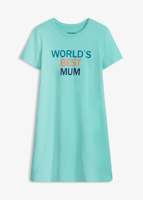 Kort nattlinne av ren bomull, bonprix