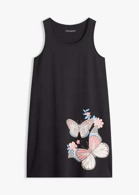 Kort nattlinne av ren bomull, bonprix