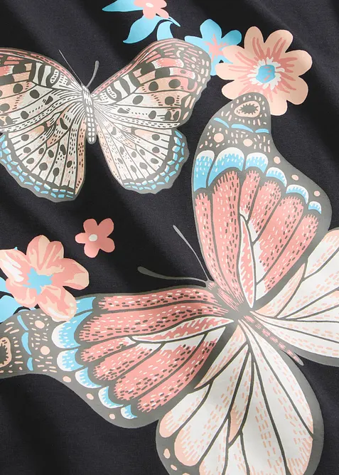 Kort nattlinne av ren bomull, bonprix