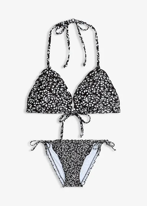Bikini med rysch (2 delar), bonprix