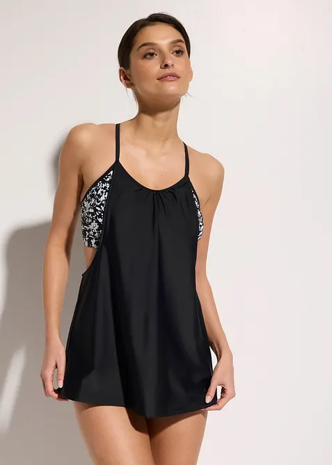 Tankini med vacker ryggdesign (2 delar), bonprix