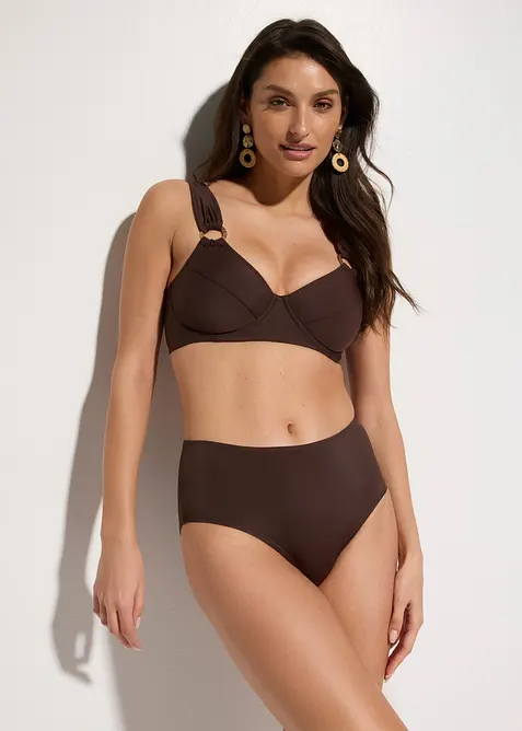 Minimizer-bikini med breda axelband (2 delar), bonprix