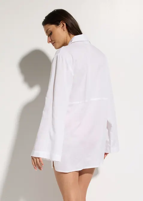 Strandblus av mjuk viskosmix, bonprix