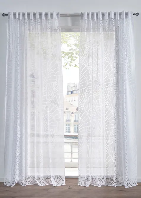 Gardin med burnout-m&ouml;nster (1-pack), bonprix