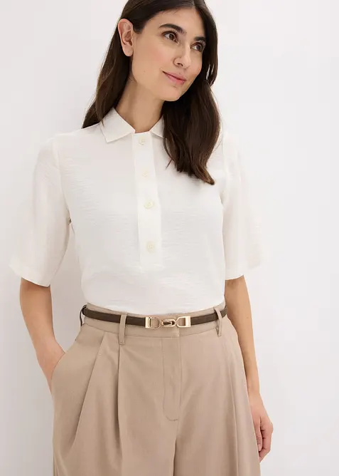 Sk&auml;rp med mockalook, bonprix