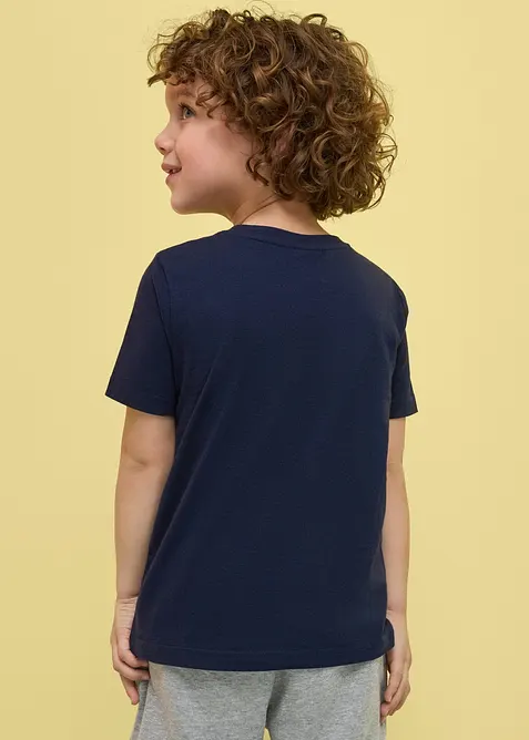 T-shirt i ekologisk bomull med v&auml;ndbara paljetter, bonprix