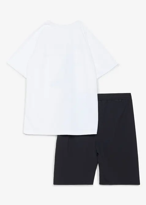 Sportig T-shirt och shorts i snabbtorkande material (2 delar), bonprix