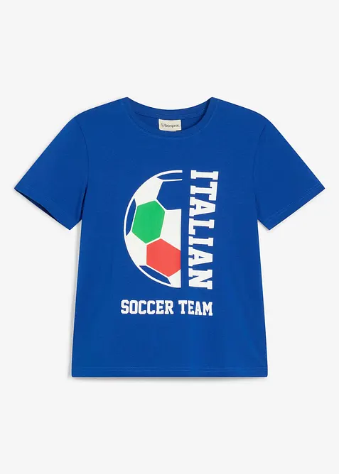 T-shirt av ekologisk bomull med Italy-tryck, bonprix