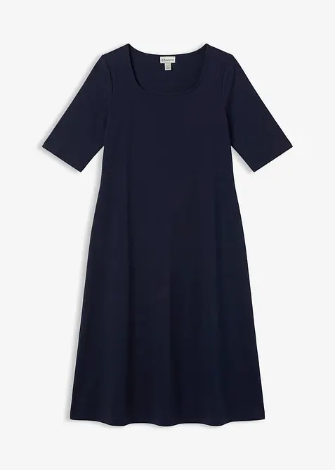 Jerseykl&auml;nning av ekologisk bomull, bonprix