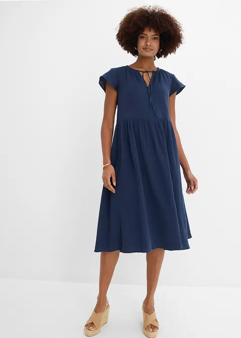 Kl&auml;nning av mjuk muslin, bonprix