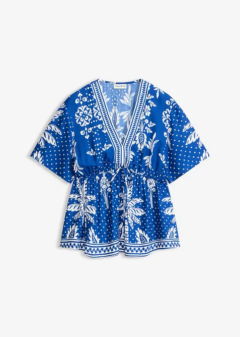 Blus av viskos med mjukt fall, bonprix