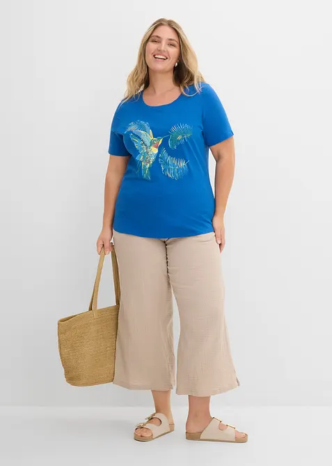 Bomullstopp med motiv, bonprix