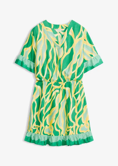 Chiffongkl&auml;nning i viskos med rysch, bonprix