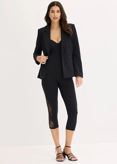 Caprileggings med spets, bonprix
