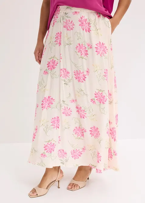 Maxikjol av viskos, bonprix