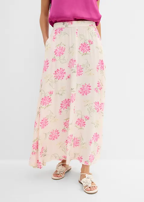 Maxikjol av viskos, bonprix