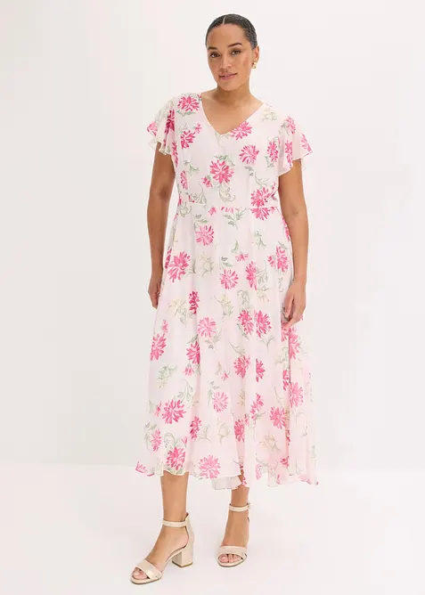 Jumpsuit med V-ringning, bonprix