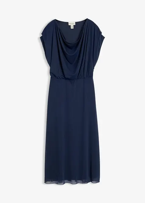 Jerseykl&auml;nning av mjuk mesh, bonprix