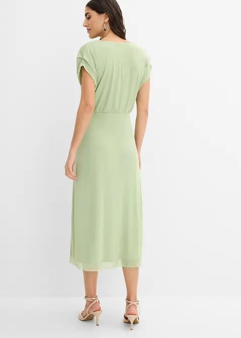 Jerseykl&auml;nning av mjuk mesh, bonprix