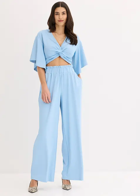 Jerseybyxa med h&ouml;g midja, bonprix