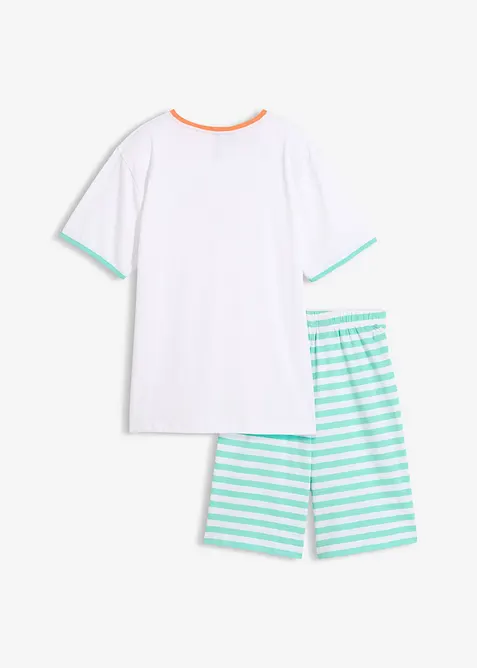 Pyjamas med shorts, av bomull, 2 delar, bonprix