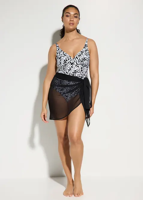 Baddr&auml;kt med V-ringning och l&auml;tt formande effekt, bonprix