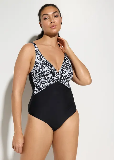 Baddr&auml;kt med l&auml;tt formande effekt och omlottlook, bonprix