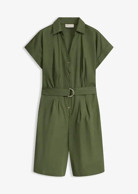 Jumpsuit med knytsk&auml;rp, bonprix