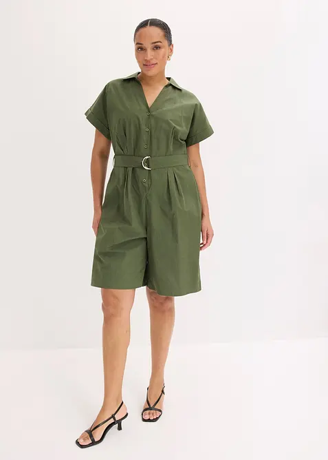 Jumpsuit med knytsk&auml;rp, bonprix
