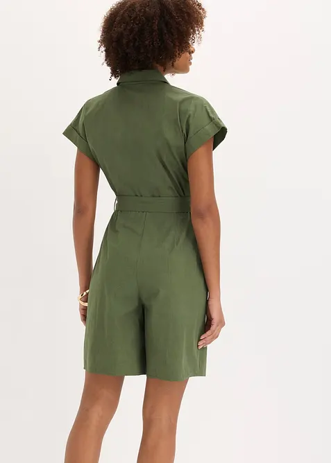 Jumpsuit med knytsk&auml;rp, bonprix