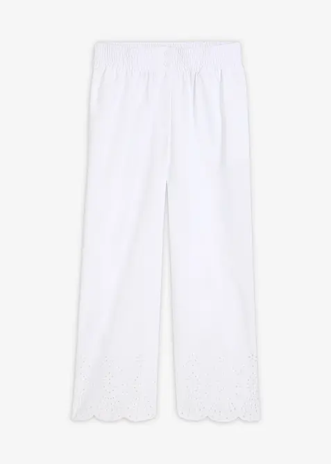 Culottebyxa av ren bomull, bonprix