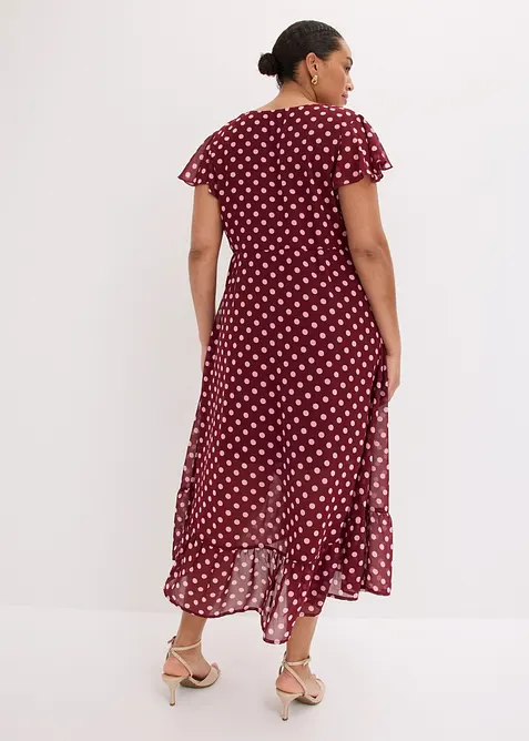 Chiffongkl&auml;nning med volanger, bonprix