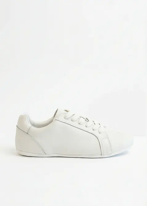 Sneakers i skinn, bonprix