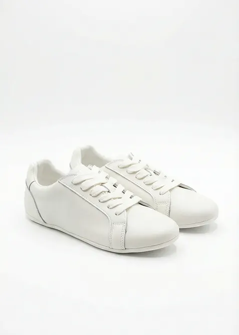 Sneakers i skinn, bonprix