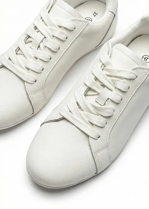Sneakers i skinn, bonprix
