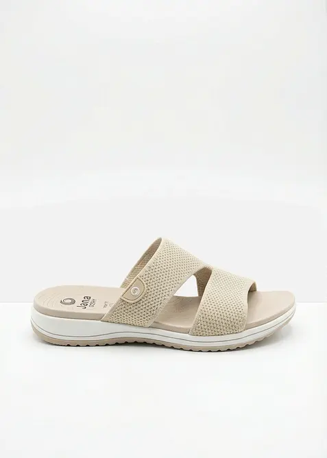Toffla fr&aring;n Jana, med bekv&auml;m vidd och kilklack, Jana