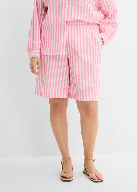 Shorts i bomullsmuslin, bonprix