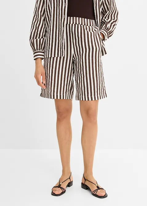 Shorts i bomullsmuslin, bonprix