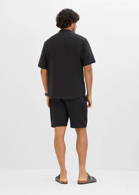 Skjorta och shorts i muslin (2 delar), bonprix