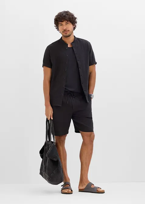 Skjorta och shorts i muslin (2 delar), bonprix