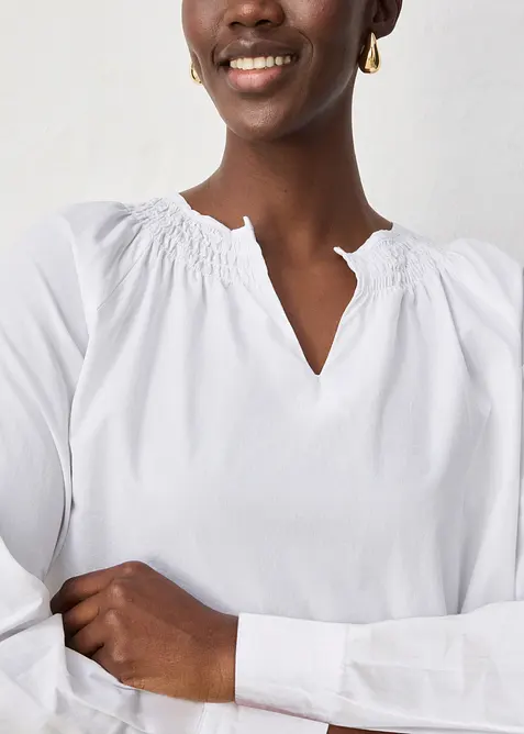 Tunika med sidenandel, bonprix