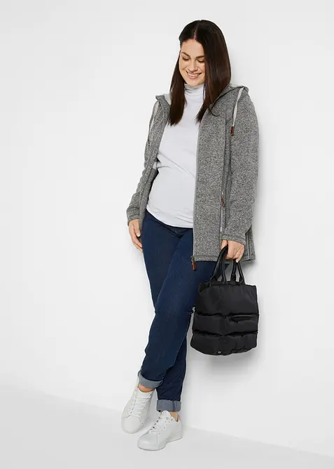 Mammafleecejacka med babyficka, bonprix