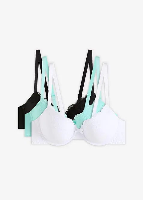 Formpressad BH (3-pack), bonprix