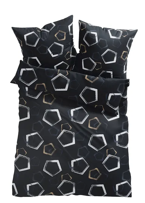 P&aring;slakanset med grafiskt m&ouml;nster, bonprix