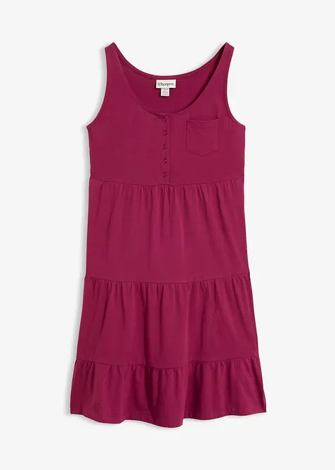 Kort jerseykl&auml;nning i bomull, bonprix