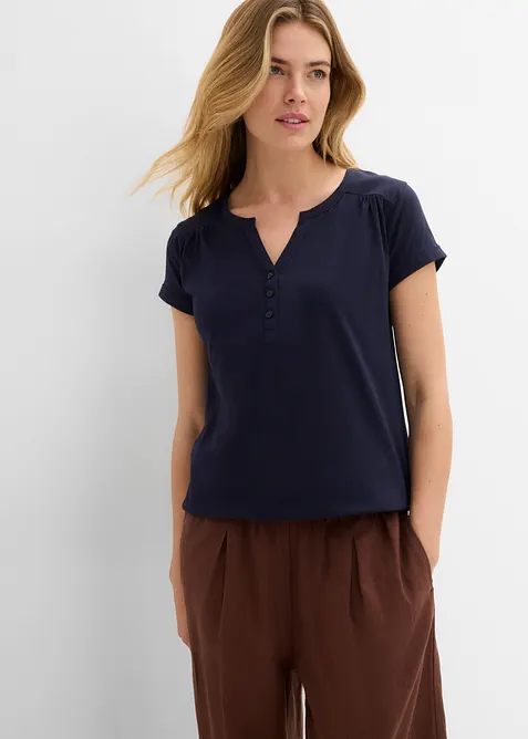 Bomullstopp, kort&auml;rmad, bonprix