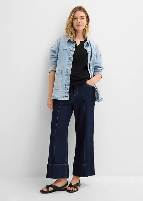 Bomullstopp, kort&auml;rmad, bonprix