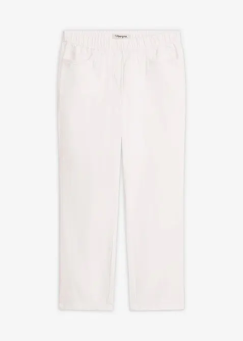 Stretchig dra p&aring;-byxa i 7/8-l&auml;ngd, bonprix